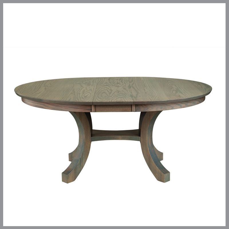 Round 54&#8243; Table w/1-12&#8243; Leaf
