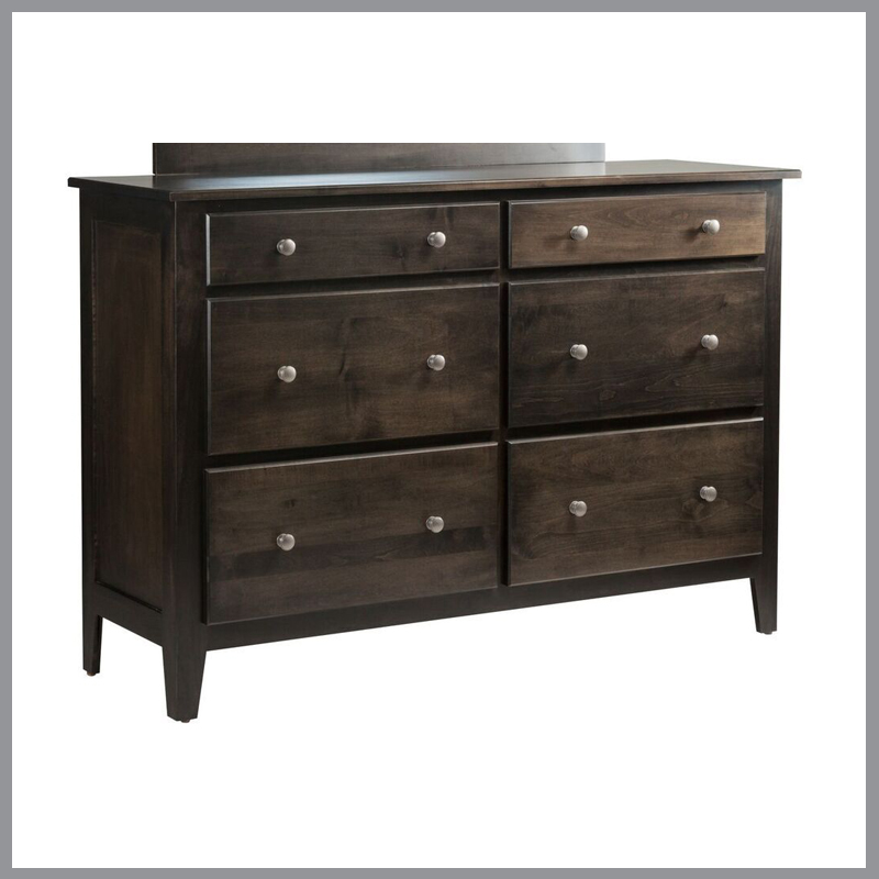 Mapleton 6-Drawer Double Dresser