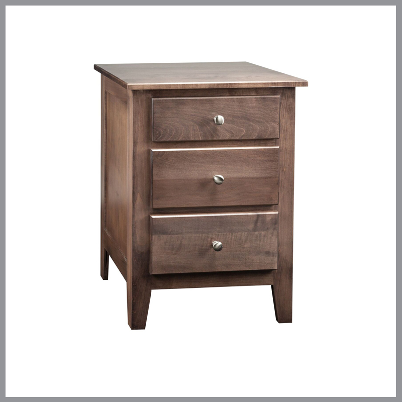 Mapleton 3-Drawer Nightstand