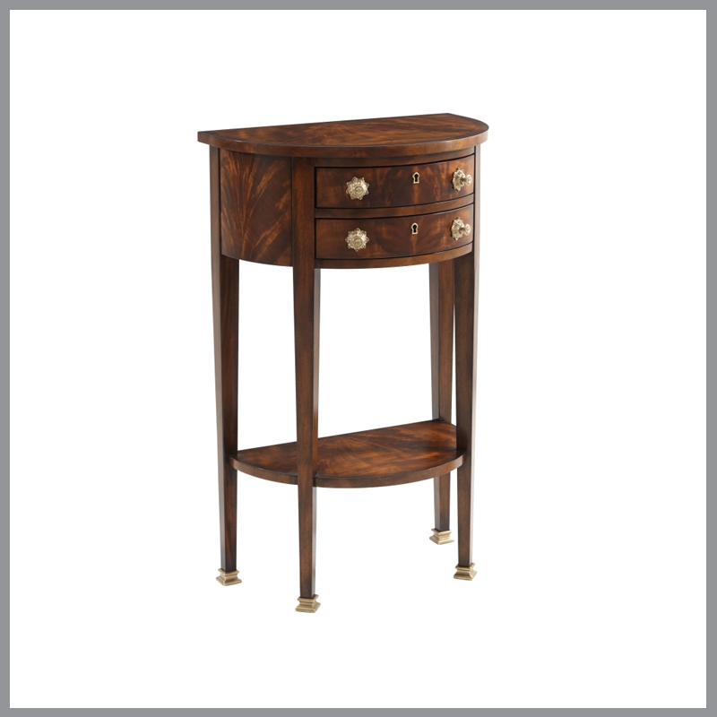 Demi Lune Accent Console Table