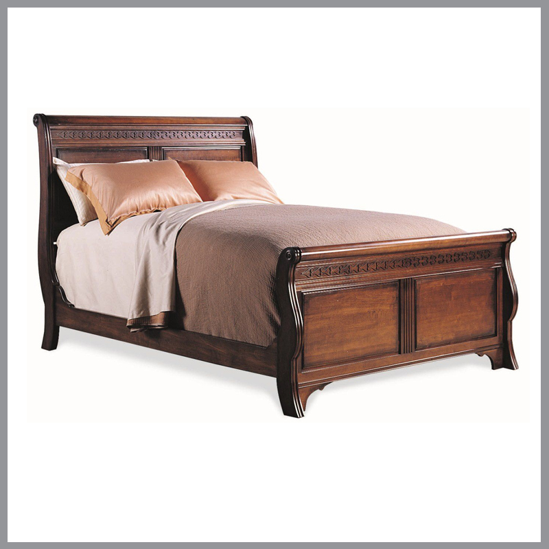 [FURN_8427] George Washington Mt. Vernon Sleigh Bed w/High Footboard