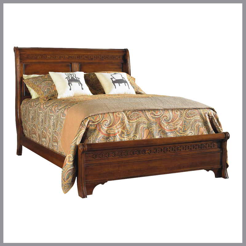 [FURN_8428] George Washington Mt. Vernon Sleigh Bed w/Low Footboard
