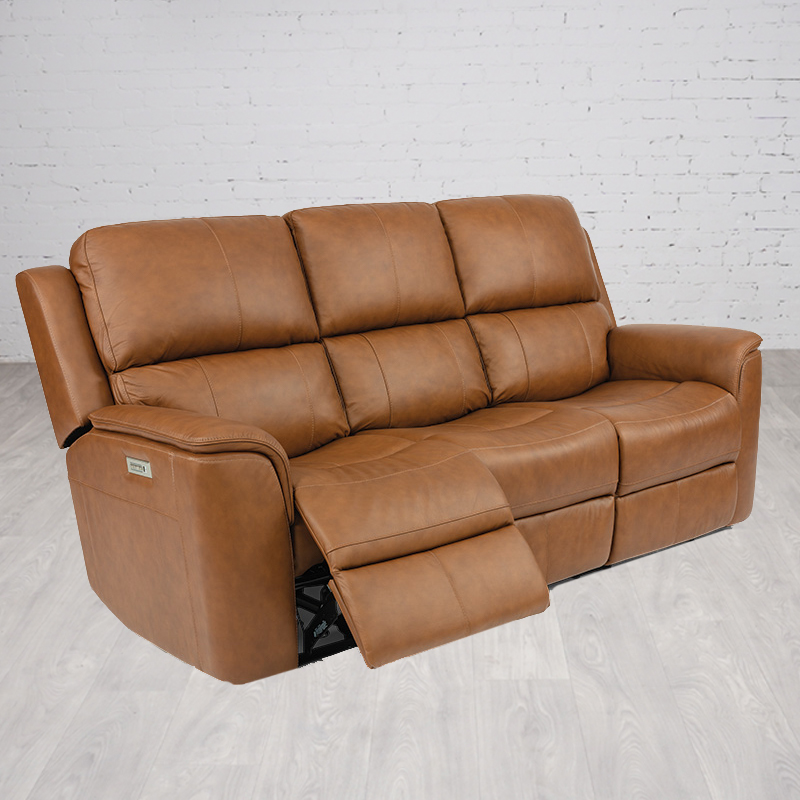 Henry Power Reclining Sofa with Power Headrest and Lumbar