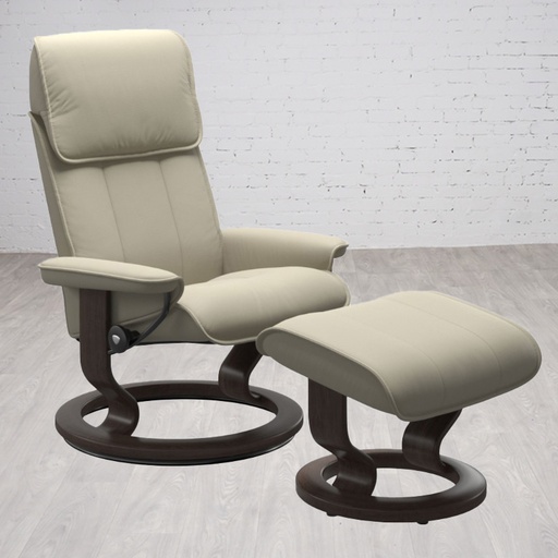 [FURN_8091] Stressless Admiral Chair &#038; Ottoman