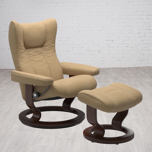 [FURN_8178] Stressless Wing Chair &#038; Ottoman