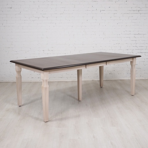 [FURN_8311] Rectangular 42&#8243; x 66&#8243; Leg Table w/ 1-18&#8243; Leaf