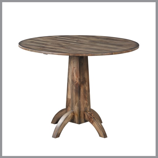 [FURN_8323] Zoey Round Pedestal Table w/ 2-8&#8243; Drop Leaf