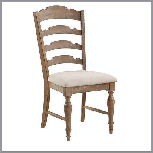 [FURN_8353] Augusta Ladder Back Upholstered Chair