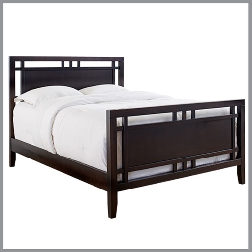 [FURN_8432] Atwood Gridwork Bed w/ High Footboard