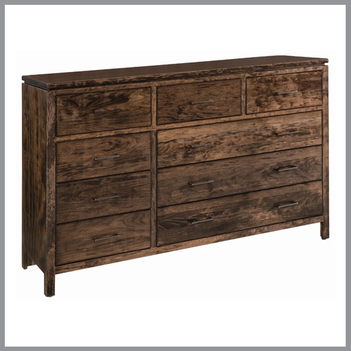 [FURN_8458] Maverick 9-Drawer Dresser and Mirror Set