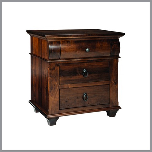 [FURN_8523] Bartlett&#8217;s Island 3-Drawer Nightstand #4