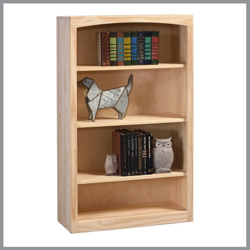[FURN_8613] 48-Inch High Pine Bookcase
