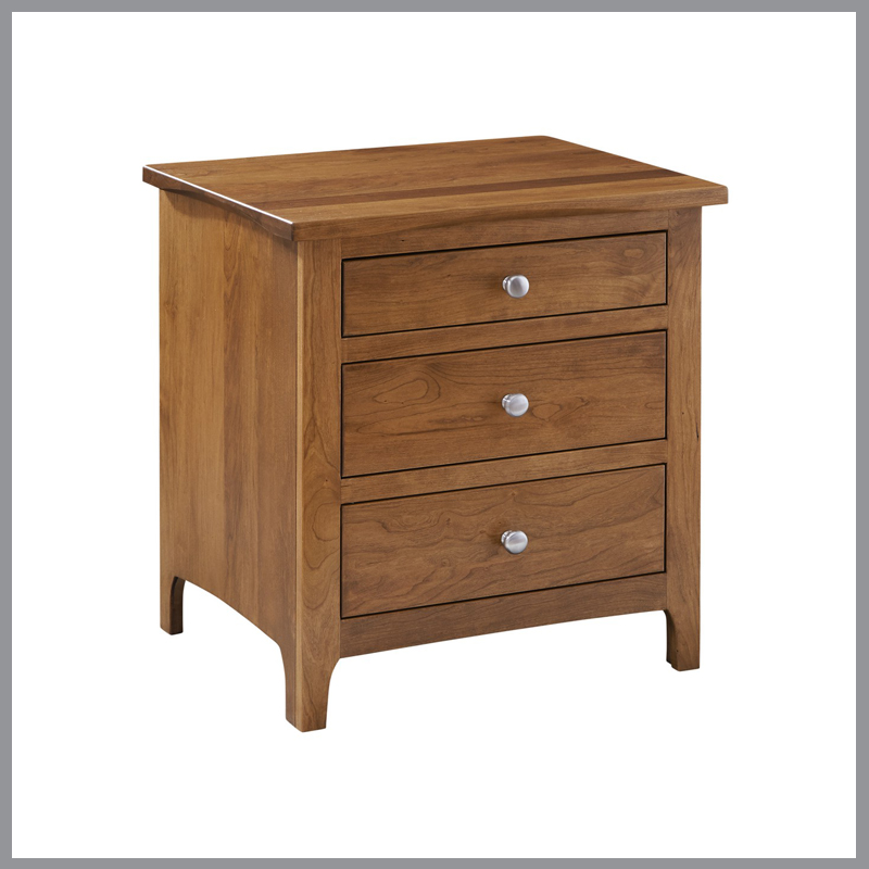 Atwood 3-Drawer Nightstand #1