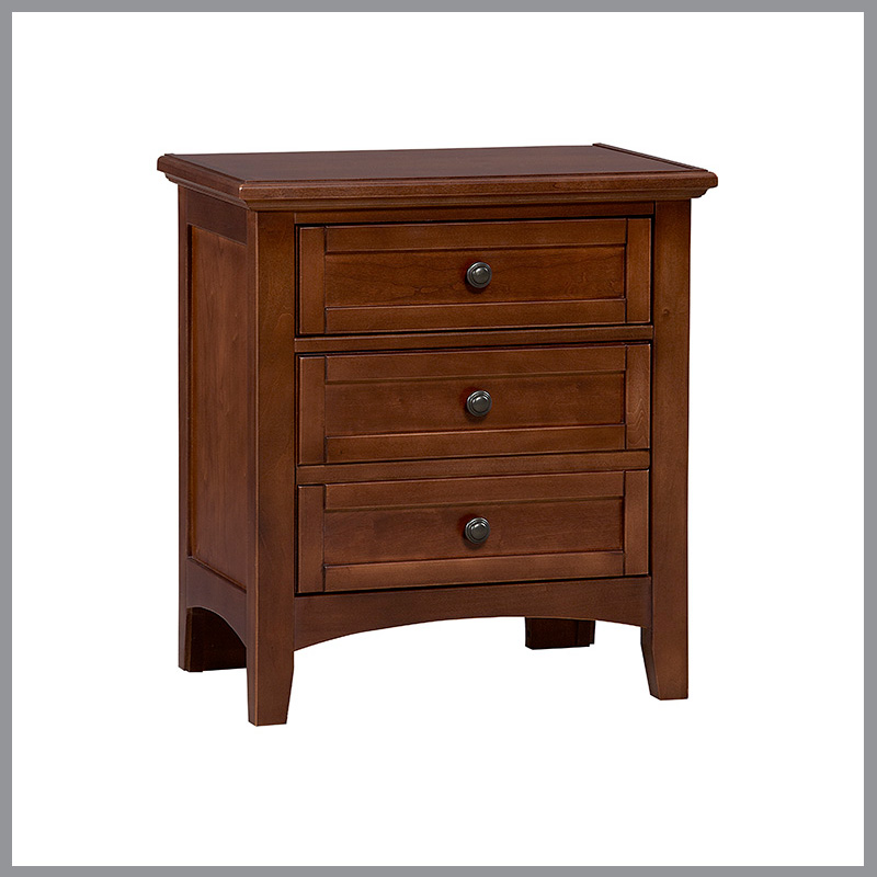 Bonanza 3-Drawer Nightstand