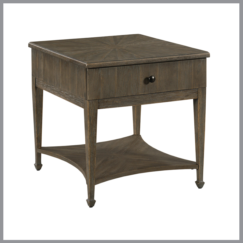 Emporium Carmine Drawer End Table