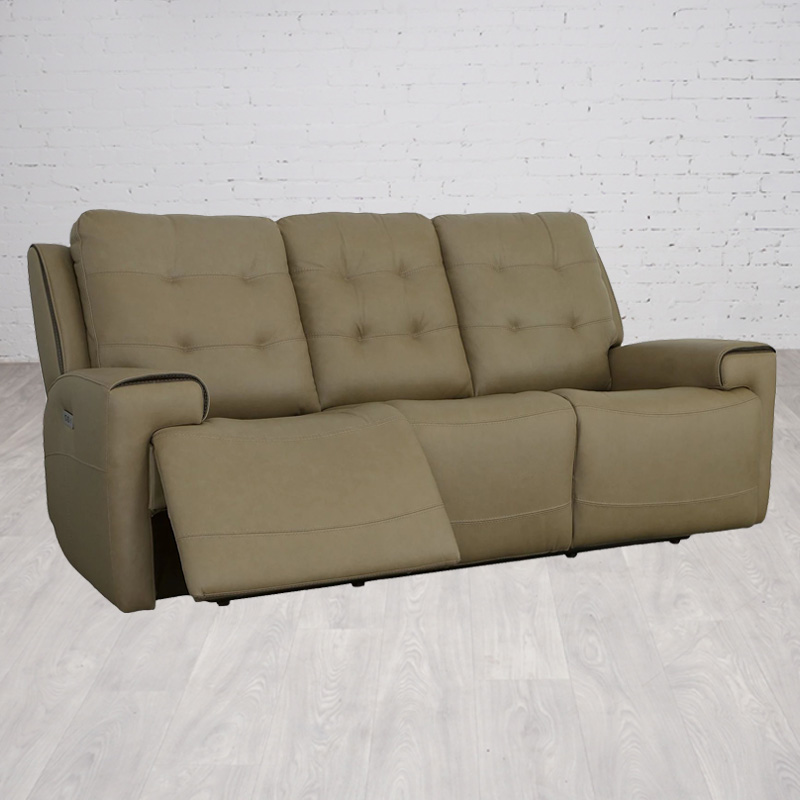 Iris Power Reclining Sofa with Power Headrest
