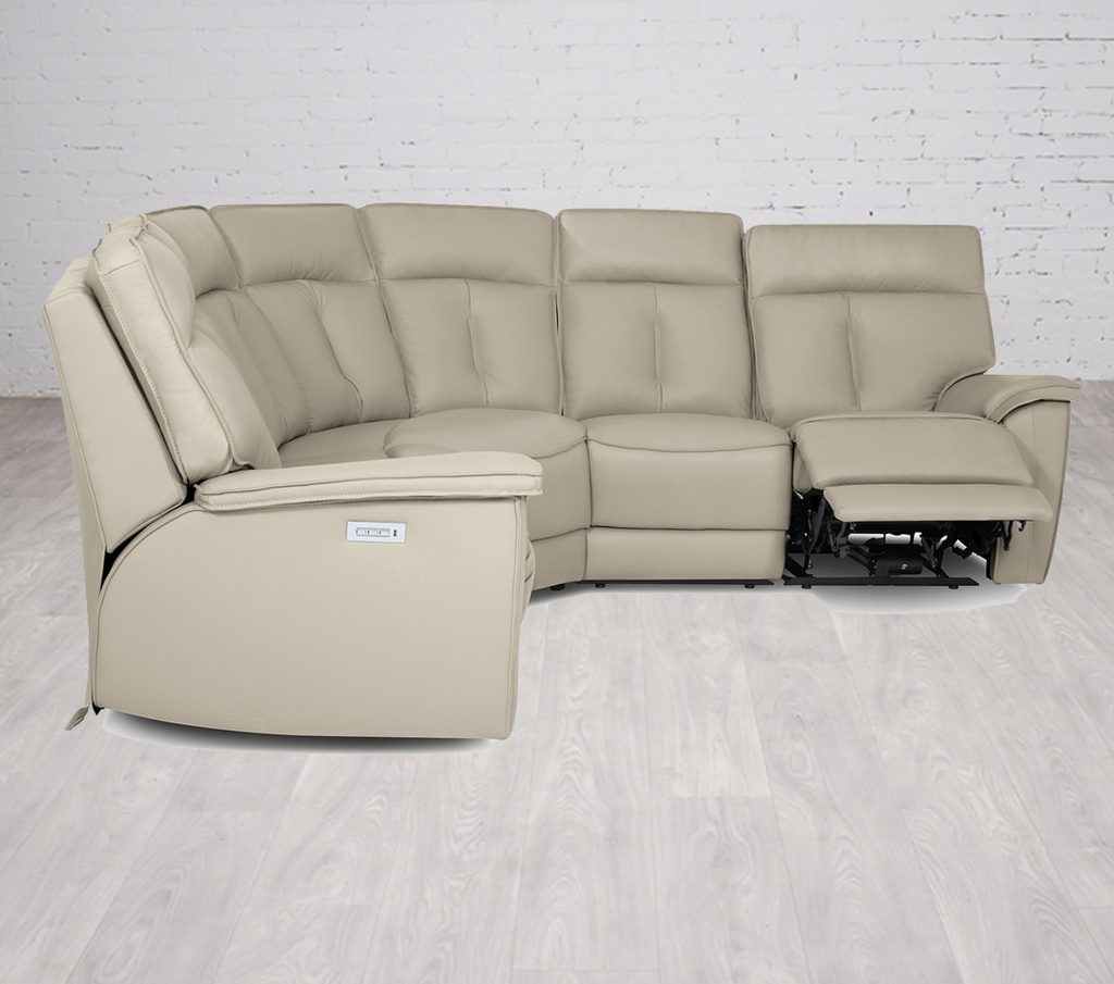 Oakley Reclining Sectional with Power Headrest and Lumbar