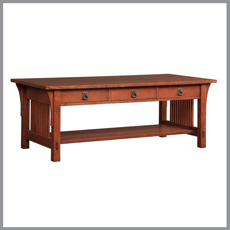 Three-Drawer Cocktail Table