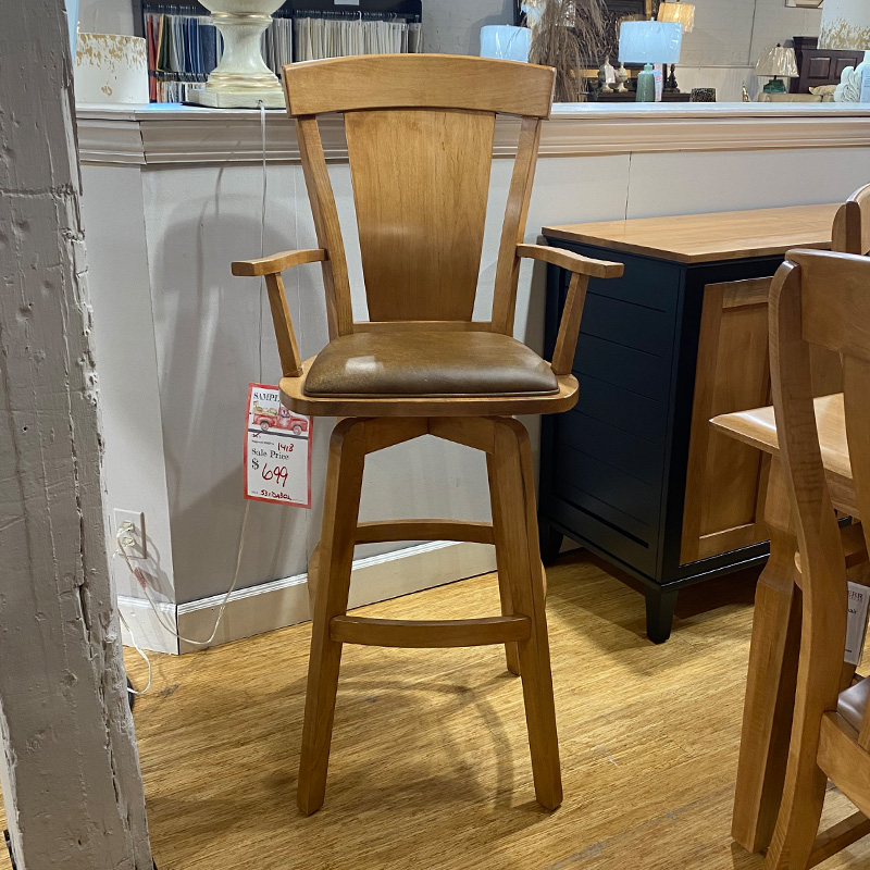 Venice 30″ Swivel Barstool with Arms